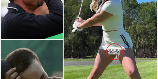 PHOTOS: Paige Spiranac Faces Backlash For 'Inappropriate' Golf Attire Including Miniskirt And See-through White Top. Tiger Woods Laughs With A Look Of Longing When Asked About...