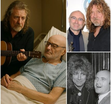 A Silent Farewell: Robert Plant and Phil Collins Share a Moment of Music and Friendship