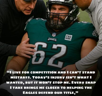 Pro Bowl Guard of Eagles, Worth $84 Million, Leaves Field After Savage Rookie Hit