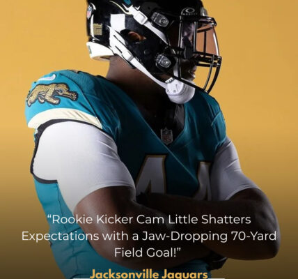 Rookie Kicker Cam Little Shatters Expectations with a Jaw-Dropping 70-Yard Field Goal!
