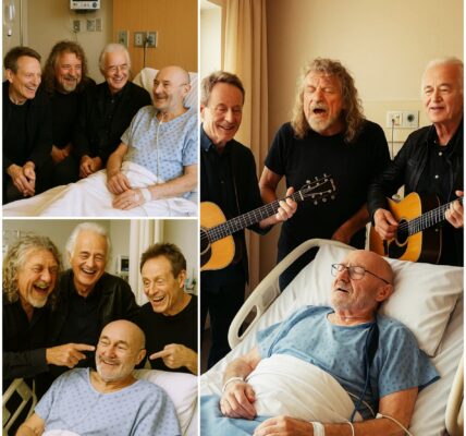 A Moment of Magic: The Remaining Members of Led Zeppelin Visit Phil Collins in Hospital