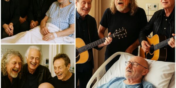 A Moment of Magic: The Remaining Members of Led Zeppelin Visit Phil Collins in Hospital