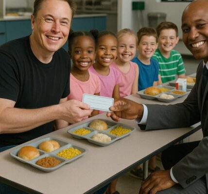 Elon Musk quietly paid off a staggering **$347,000** in lunch debts for **103 schools**, ensuring that no student would go hungry. But it was the message on each receipt that really touched hearts. One student, reading the note, looked up with wonder and asked, “How did they know my name?”
