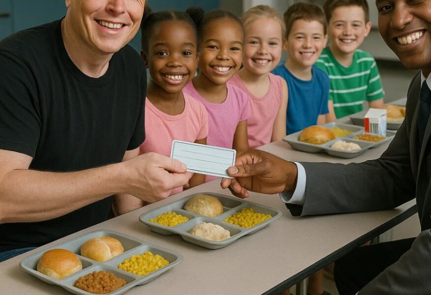 Elon Musk quietly paid off a staggering **$347,000** in lunch debts for **103 schools**, ensuring that no student would go hungry. But it was the message on each receipt that really touched hearts. One student, reading the note, looked up with wonder and asked, “How did they know my name?”