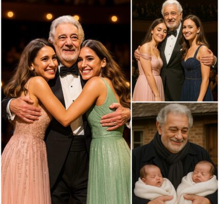 Good News: Twenty-two years ago, on a cold, rainy night in Madrid, Plácido Domingo stumbled upon two baby twin girls abandoned on a quiet street corner. He scooped them into his arms, brought them to safety, and quietly supported and watched over them throughout their childhood. As the years passed, the memory faded into the background of life. But twenty-two years later, at a magnificent concert, just as the stage lights flared to life, the two young women appeared — carrying a gift and a story that left the entire hall in stunned silence.