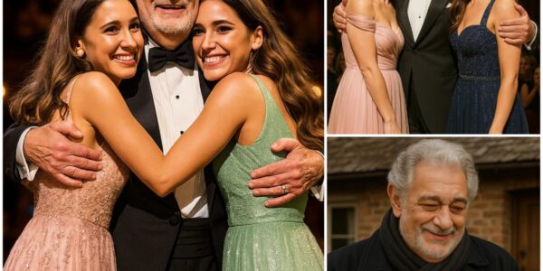 Good News: Twenty-two years ago, on a cold, rainy night in Madrid, Plácido Domingo stumbled upon two baby twin girls abandoned on a quiet street corner. He scooped them into his arms, brought them to safety, and quietly supported and watched over them throughout their childhood. As the years passed, the memory faded into the background of life. But twenty-two years later, at a magnificent concert, just as the stage lights flared to life, the two young women appeared — carrying a gift and a story that left the entire hall in stunned silence.
