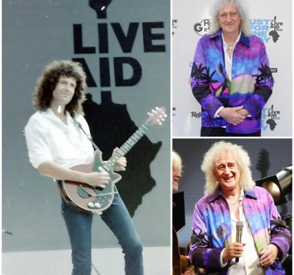 Brian May and Daughter Emily Mark 40 Years Since Live Aid with Rare Red Carpet Appearance