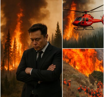 BREAKING NEWS: "Elon Musk Rushes to Aid California’s Gifford Fire: Thousands of Firefighters Deployed by Helicopter to Combat Mega-Blaze"