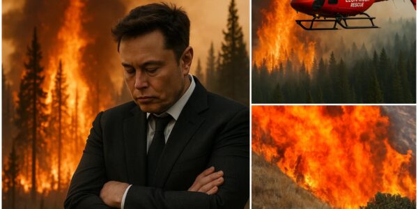 BREAKING NEWS: "Elon Musk Rushes to Aid California’s Gifford Fire: Thousands of Firefighters Deployed by Helicopter to Combat Mega-Blaze"