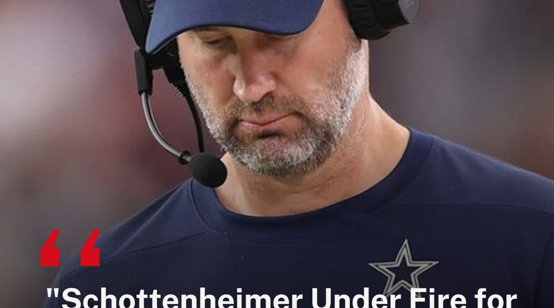 Schottenheimer Under Fire for Cowboys’ 'Disastrous' Penalties: 'It All Starts With Me!
