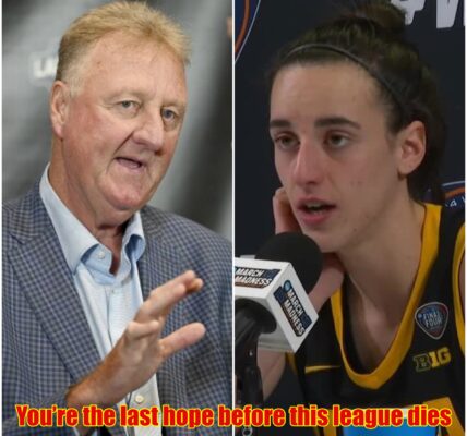 The Arena Held Its Breath. Larry Bird Leaned In — and Twelve Words to Caitlin Clark Drained the Air from the Room. Six Minutes Later, Shockwaves Were Ripping Through the Entire WNBA.