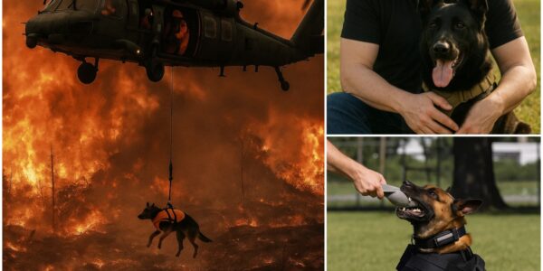 "Elon Musk’s rescue dog becomes an unexpected hero in the California wildfires, saving multiple lives from the flames. But what happens next will shock you—how this brave dog’s actions changed the course of the rescue mission, and Musk’s heartwarming decision that left everyone speechless. You won’t believe the story behind this incredible rescue!"
