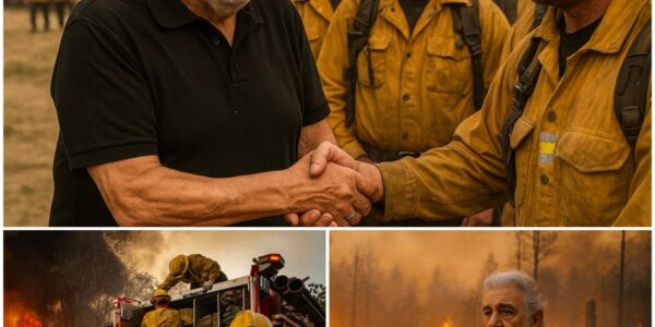 GOOD NEWS: Plácido Domingo has decided to use all the proceeds from this year's concert to support firefighters who are fighting the terrible fires in California day and night. He appreciates and accompanies them, giving them the strength to protect the community in times of trouble. But that's not all...