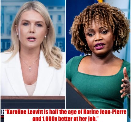 Karoline Leavitt vs. Karine Jean-Pierre: The Comment That Lit Washington on Fire
