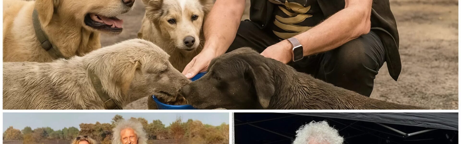 Brian May Supports California Wildfire Animal Relief Under Freddie Mercury’s Name: A Surprising and Touching Gesture