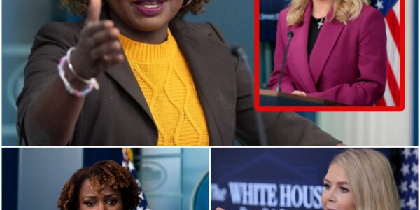 BREAKING: Karoline Leavitt HUMILIATES Karine Jean-Pierre LIVE — Crowd ERUPTS in Wild Cheering as Tensions Boil Over