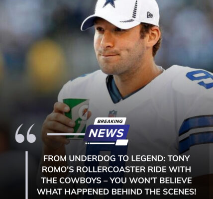From Underdog to Legend: Tony Romo's Rollercoaster Ride with the Cowboys – You Won't Believe What Happened Behind the Scenes!