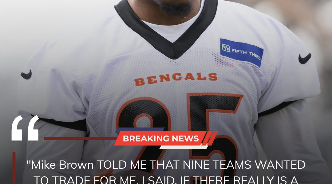 BREAKING: Tahj Brooks Opens Up About His Loyalty to Bengals, Rejects Trade Offers, and Stays Committed to His Legacy