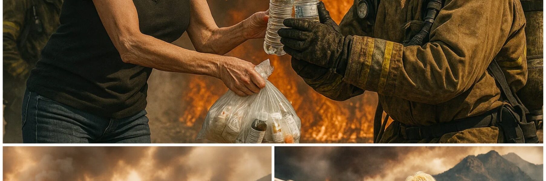 Amid the roaring flames of the Gifford Fire, thousands face danger and despair — yet hope arrives in the most unexpected way. Dolly Parton steps in with urgent medical aid, offering life-saving care to both terrified residents and exhausted firefighters, turning tragedy into a story of compassion and courage.