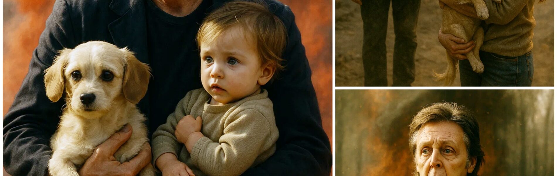 "Amid California’s Raging Wildfires, Paul McCartney Bravely Risks Everything to Rescue a Trapped Child and Her Loyal Dog, Proving That True Heroism Lives in Acts of Courage, Compassion, and Love Beyond Fame"