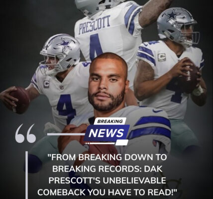 From Breaking Down to Breaking Records: Dak Prescott's Unbelievable Comeback You Have to Read!