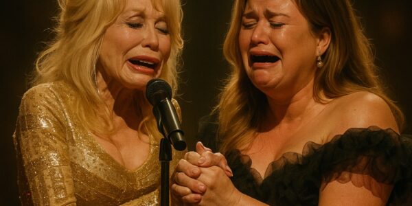 Dolly Parton and Kelly Clarkson burst into tears on stage, a surprising act that brought the audience to tears – an emotional moment remembering Brandon Blackstock.