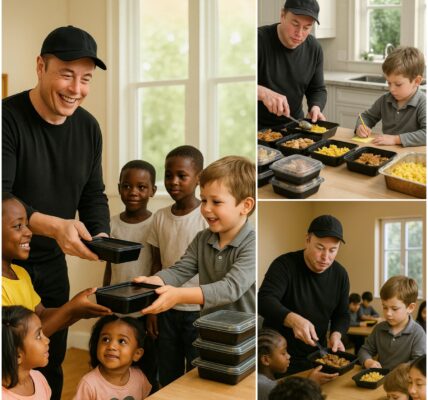 Elon Musk and Son Lil X Leave the World Stunned: 100+ Meal Bags for Kids and a Handwritten Note That Has Everyone Asking—What’s Inside and Why Is It So Special?