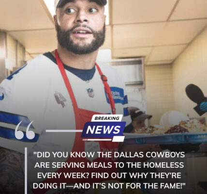 Did You Know the Dallas Cowboys Are Serving Meals to the Homeless Every Week? Find Out Why They’re Doing It—And It’s Not for the Fame!