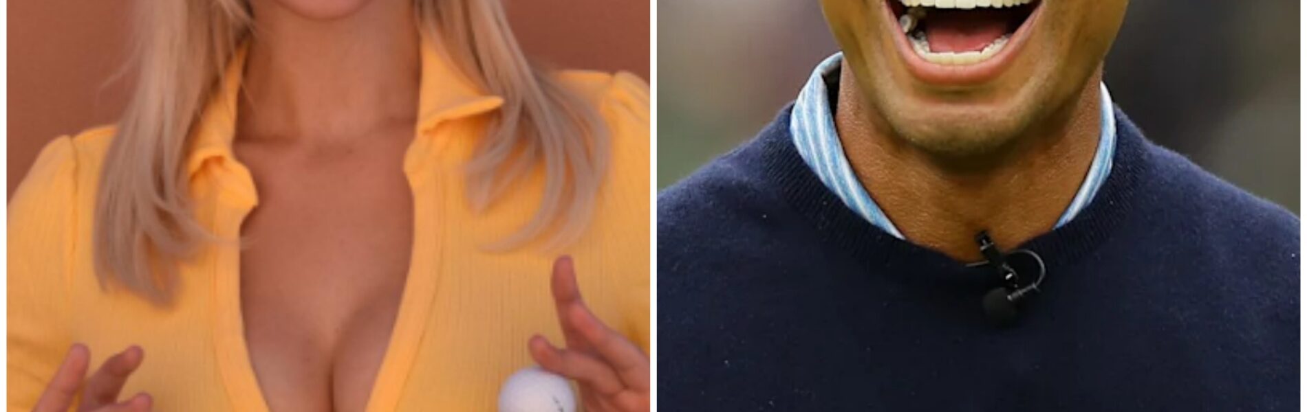 VIDEO: Paige Spiranac and Tiger Woods are expected to be in the clip "clicking" on a golf cart, causing Tiger Woods to immediately respond "it would be great to be surrounded"...