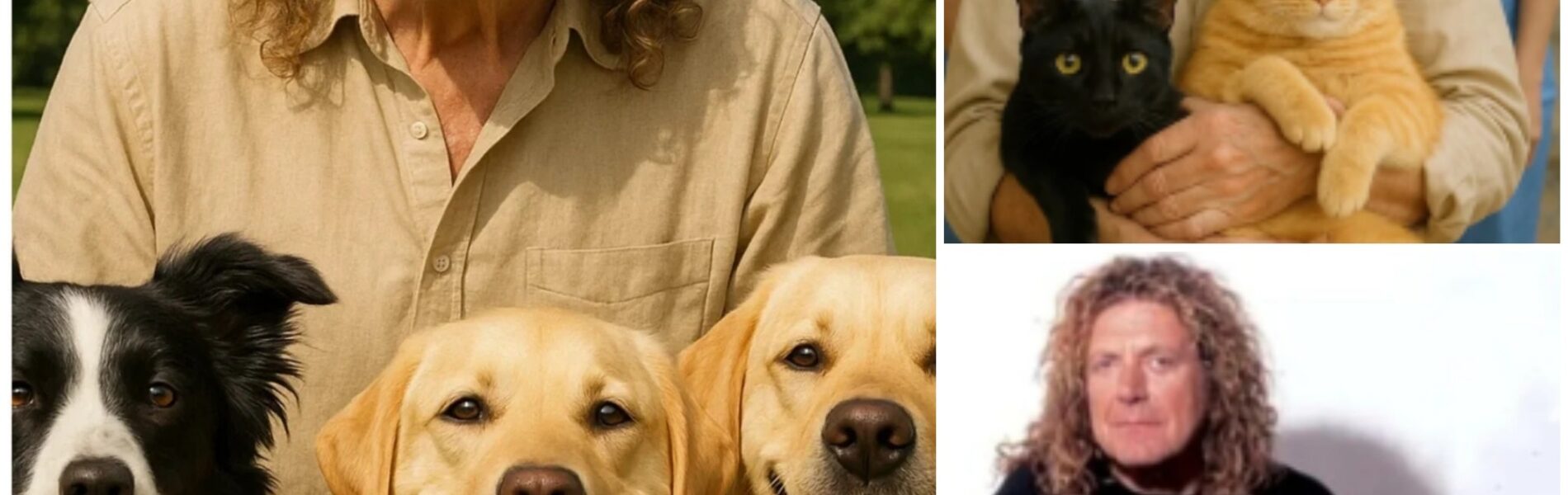BREAKING NEWS: Robert Plant sets the internet ablaze with a heartfelt announcement, revealing plans to invest $10 million to build a “paradise” for stray dogs and cats. He vows to rescue thousands of abandoned animals