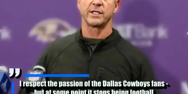 Baltimore Ravens Head Coach John Harbaugh Calls for NFL to Limit Dallas Cowboys Fans at Upcoming Game: ‘Crowd Noise Is Out of Control’