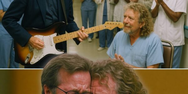 Eric Clapton Plays Guitar in Hospital Hallway for Robert Plant — And One Lyric Leaves the Entire Floor in Silence