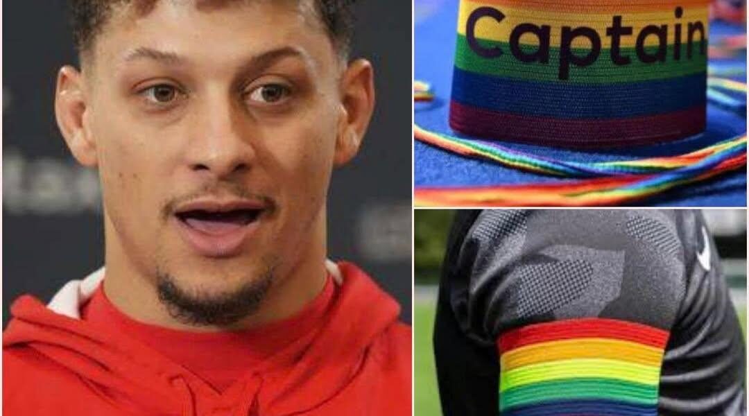 BREAKING: The NFL has decided to end its contract with Stonewall and will no longer allow team captains to wear rainbow armbands in support of LGBTQ+, as well as other rainbow imagery on the field such as shoelaces, armbands, etc. The decision was made after a meeting with the captains of all 32 teams last Tuesday. Patrick Mahomes speaks out… teptep