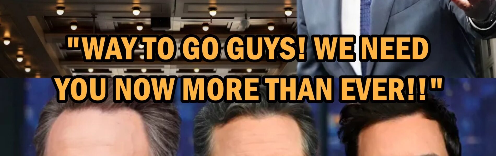 Jimmy Fallon and Fellow Comedians Unite for Surprise Show of Support at ‘The Late Show’ Following Colbert’s Cancellation.