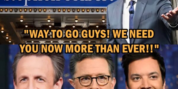 Jimmy Fallon and Fellow Comedians Unite for Surprise Show of Support at ‘The Late Show’ Following Colbert’s Cancellation.