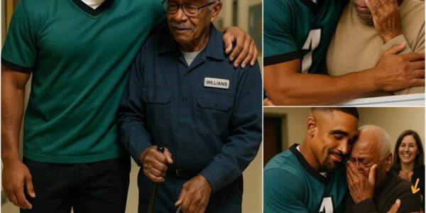 Jalen Hurts Discovers His Old School Janitor Still Working at 79 Years Old and Surprises Everyone.