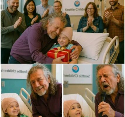 Heartbreaking Moment: Rock Legend Robert Plant Sings “Stairway to Heaven” for Dying Child in Silent Hospital Ward