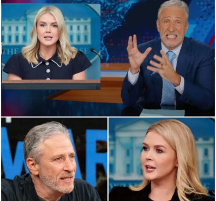 “‘YOUR BRAIN MISSED MAKEUP’: Jon Stewart’s Savage Joke Sends Karoline Leavitt Into a Public Spiral on Live TV!”
