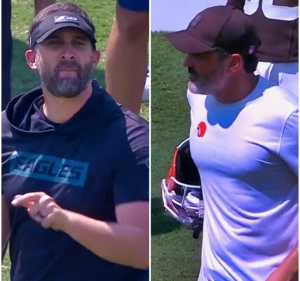 VIDEO: Cameras Caught Kevin Stefanski & Nick Sirianni Going At It From The Sidelines After The Eagles HC "Iced The Kicker" During Preseason Game