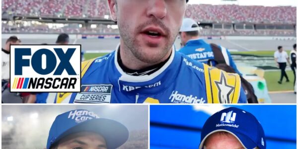 🔥🏁 NASCAR ERUPTS IN HIGH-DRAMA CHAOS! At Iowa, Chase Elliott EXPLODED with rage after being roughed up in a fiery battle with Kyle Larson and Dale Jr. Tensions flared, sparks flew, and fans were left stunned as the clash turned the race into total mayhem. This scandal could change everything!