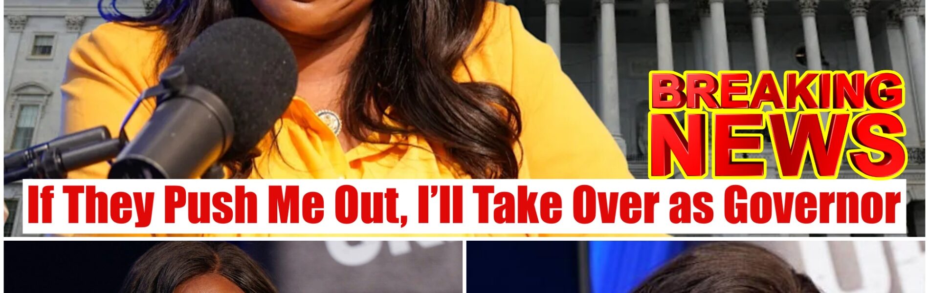 Jasmine Crockett’s Explosive Promise: “If They Push Me Out, I’ll Take Over as Governor”