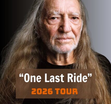 Austin, TX — At 92 years old, the Red-Headed Stranger is saddling up for one last journey. Willie Nelson has officially announced his 2026 “One Last Ride” Tour — a soul-stirring farewell honoring a lifetime spent shaping the very heart of country music.
