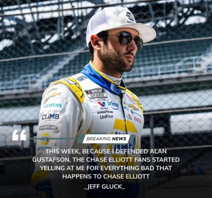 Chase Elliott Fans Furious After Jeff Gluck Defends Alan Gustafson’s Strategy