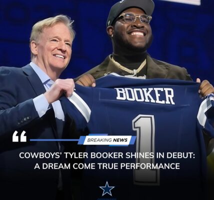 Cowboys’ Tyler Booker Shines in Debut: A Dream Come True Performance