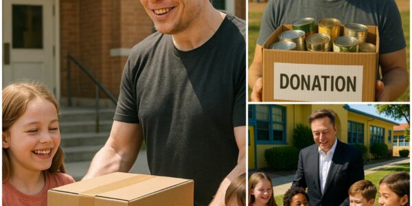 Elon Musk Spreads Hope in California: Donating 2 Tons of Food to Elementary Schools While Advocating for Fair Pay and Greater Support for Teachers Nationwide