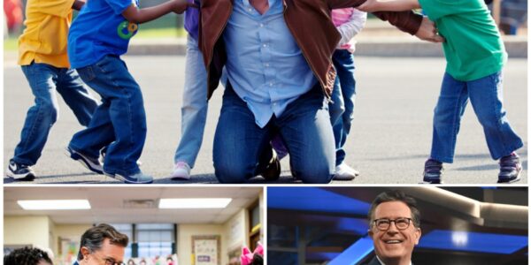 Stephen Colbert Sent Two Tons of Food to Four New Jersey Elementary Schools — But It Was the Handwritten Note Tucked Inside That Left Teachers in Tears and School Boards Scrambling.