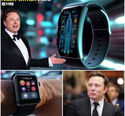 “GAME-CHANGER?” — Elon Musk Reveals $115 Tesla Smartwatch with Neuralink Integration That Could OVERTAKE Apple Watch’s Market Lead