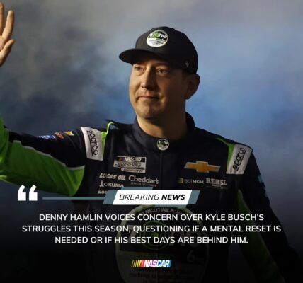 Denny Hamlin Expresses Concern for Kyle Busch: A Tough Season for ‘Rowdy’