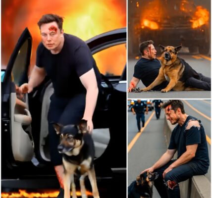 Elon Musk’s Near-Death Car Fire: How a Heroic Dog Sparked the Tesla Revolution