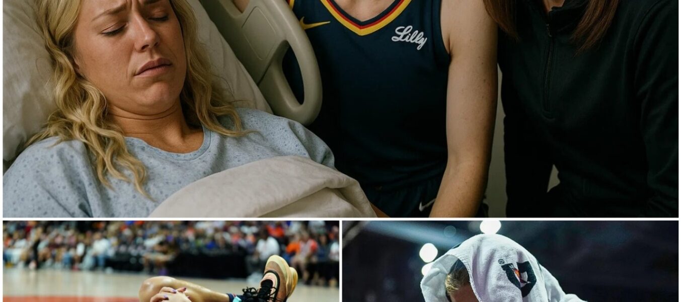 SAD NEWS: Coach Stephanie White and Caitlin Clark broke down in tears at Sophie Cunningham’s hospital bedside after Sophie’s family revealed the X-ray of her knee injury — a scene that left many shaken after seeing it…